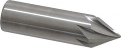 Made in USA - 1/2" Shank Diam, 7 Flute 60° Solid Carbide Countersink - Industrial Tool & Supply