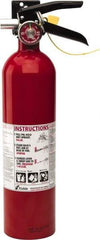 Kidde - 2.6 Lb, 1-A:10-B:C Rated, Dry Chemical Fire Extinguisher - 3-1/4" Diam x 15" High, 100 psi, 15' Discharge in 12 sec, Rechargeable, Seamless Aluminum Cylinder - Industrial Tool & Supply