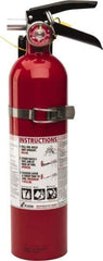 Kidde - 2.6 Lb, 1-A:10-B:C Rated, Dry Chemical Fire Extinguisher - 3-1/4" Diam x 15" High, 100 psi, 15' Discharge in 12 sec, Rechargeable, Seamless Aluminum Cylinder - Industrial Tool & Supply
