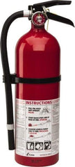 Kidde - 5 Lb, 3-A:40-B:C Rated, Dry Chemical Fire Extinguisher - 4-1/2" Diam x 16.07" High, 195 psi, 18' Discharge in 15 sec, Rechargeable, Seamless Aluminum Cylinder - Industrial Tool & Supply