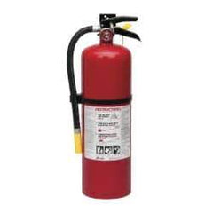 Kidde - 10 Lb, 4-A:60-B:C Rated, Dry Chemical Fire Extinguisher - 5.21" Diam x 19.52" High, 195 psi, 20' Discharge in 21 sec, Rechargeable, Steel Cylinder - Industrial Tool & Supply