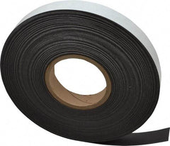 Mag-Mate - 100' Long x 1" Wide x 1/32" Thick Flexible Magnetic Strip - 8 Lb Max Pull Force, 4 Linear Ft/Lb Magnetic Pull Force, Adhesive Back - Industrial Tool & Supply