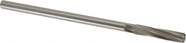 Alvord Polk - 5/16" High Speed Steel 6 Flute Chucking Reamer - Spiral Flute, 0.2792" Straight Shank, 1-1/2" Flute Length, 6" OAL - Industrial Tool & Supply