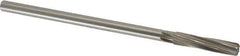 Alvord Polk - 5/16" High Speed Steel 6 Flute Chucking Reamer - Spiral Flute, 0.2792" Straight Shank, 1-1/2" Flute Length, 6" OAL - Industrial Tool & Supply