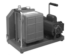 Welch Vacuum - 1 hp Rotary Vane Vaccum Pump - 115/230 Volts, 10.6 CFM, 20" Long x 14.1" Wide x 15.4" High - Industrial Tool & Supply