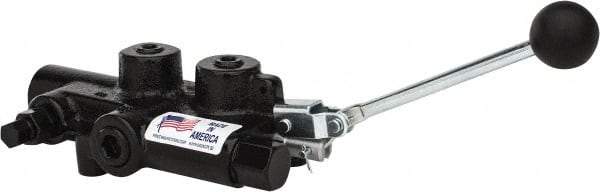 Prince - 25 GPM 3/4 Inlet Cast Iron Hydraulic Control Valve - 5-1/8" Wide x 12-1/2" Long - Industrial Tool & Supply