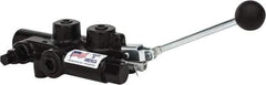 Prince - 25 GPM 3/4 Inlet Cast Iron Hydraulic Control Valve - 5-1/8" Wide x 12-1/2" Long - Industrial Tool & Supply