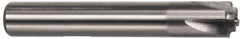 Interstate - 7/8" Radius, 2-1/2" Mill Diam, 4 Flute High Speed Steel Corner Rounding End Mill - Single End, Uncoated, 4-1/2" OAL, 3/4" Shank Diam - Industrial Tool & Supply
