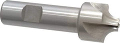 Interstate - 11/32" Radius, 1-1/8" Mill Diam, 4 Flute Cobalt Corner Rounding End Mill - Single End, Uncoated, 3-1/2" OAL, 3/4" Shank Diam - Industrial Tool & Supply