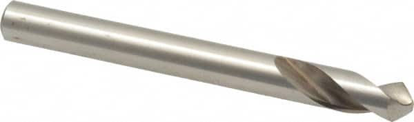 Interstate - 1/4" Body Diam, 90°, 2-1/2" OAL, High Speed Steel Spotting Drill - Industrial Tool & Supply