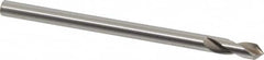 Interstate - 1/4" Body Diam, 90°, 4" OAL, High Speed Steel Spotting Drill - Industrial Tool & Supply