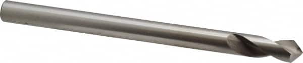 Interstate - 3/8" Body Diam, 90°, 5" OAL, High Speed Steel Spotting Drill - Industrial Tool & Supply