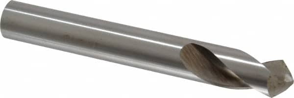 Interstate - 1/2" Body Diam, 90°, 3-3/4" OAL, High Speed Steel Spotting Drill - Industrial Tool & Supply