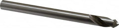 Interstate - 1/2" Body Diam, 90°, 6" OAL, High Speed Steel Spotting Drill - Industrial Tool & Supply