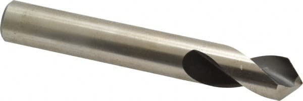 Interstate - 5/8" Body Diam, 90°, 4-3/8" OAL, High Speed Steel Spotting Drill - Industrial Tool & Supply