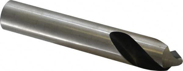 Interstate - 1" Body Diam, 90°, 6" OAL, High Speed Steel Spotting Drill - Industrial Tool & Supply
