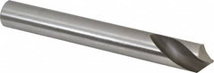 Interstate - 1" Body Diam, 90°, 8" OAL, High Speed Steel Spotting Drill - Industrial Tool & Supply