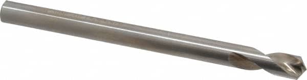 Interstate - 3/8" Body Diam, 120°, 5" OAL, High Speed Steel Spotting Drill - Industrial Tool & Supply