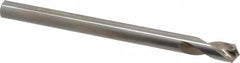 Interstate - 3/8" Body Diam, 120°, 5" OAL, High Speed Steel Spotting Drill - Industrial Tool & Supply