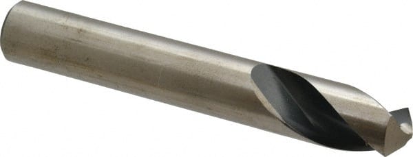 Interstate - 3/4" Body Diam, 120°, 5" OAL, High Speed Steel Spotting Drill - Industrial Tool & Supply