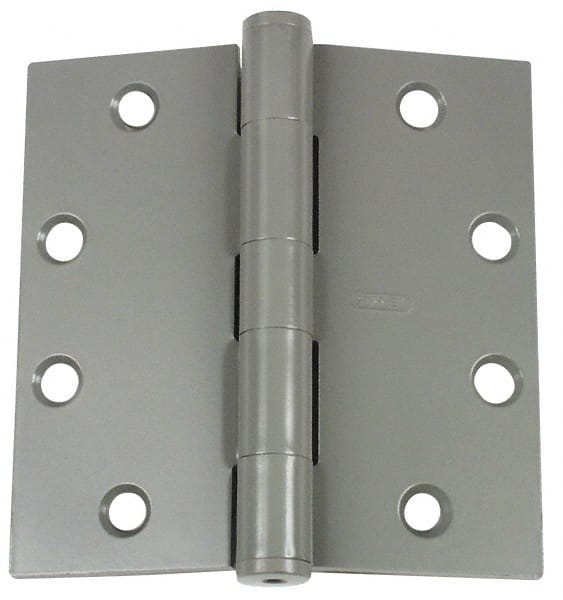 Stanley - 4-1/2" Long x 4-1/2" Wide Steel Concealed Ball Bearing Commercial Hinge - Industrial Tool & Supply