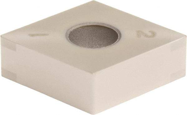 Sumitomo - 4NC-CNGA431 Grade BNC200 PCBN Turning Insert - TiN Finish, 80° Diamond, 1/2" Inscr Circle, 3/16" Thick, 1/64" Corner Radius - Industrial Tool & Supply