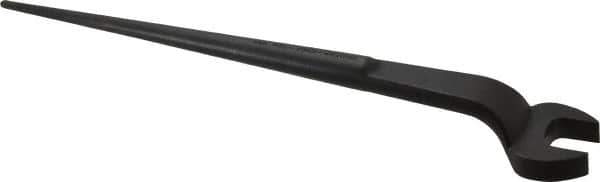 Proto - 1-1/16" Standard Spud Handle Open End Wrench - 17-1/4" OAL, Single End, Black Finish - Industrial Tool & Supply