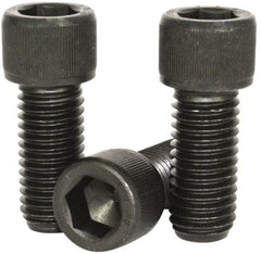 Value Collection - 5/16-18 UNC Hex Socket Drive, Socket Cap Screw - Alloy Steel, Black Oxide Finish, Fully Threaded, 5/8" Length Under Head - Industrial Tool & Supply