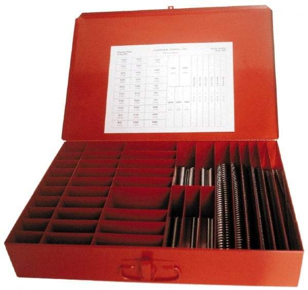 Gardner Spring - 123 Piece, MBHD Steel Extension & Compression Spring Assortment - 40 Sizes - Industrial Tool & Supply