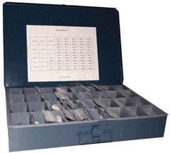 Gardner Spring - 75 Piece, Stainless Steel Precision Compression Spring Assortment - 75 Sizes - Industrial Tool & Supply