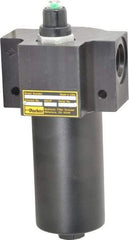 Parker - 1-1/16-12 Thread, 10 Micron, Filter Assembly - Microglass - Industrial Tool & Supply