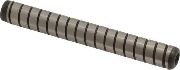 Holo-Krome - 3/8" Diam x 3" Pin Length 4000 Alloy Steel Pull Out Dowel Pin - Black Luster Finish, C 47-58 & C 60 (Surface) Hardness, 1 Beveled & 1 Threaded End - Industrial Tool & Supply