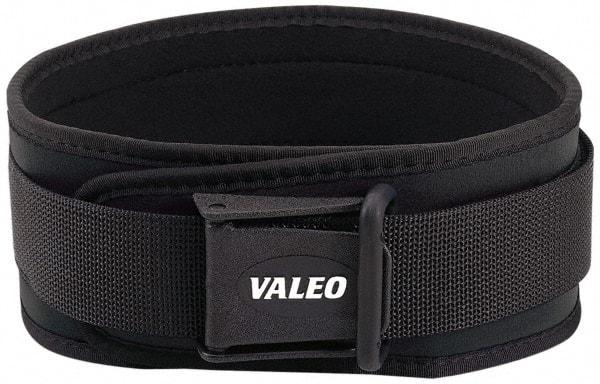 Valeo - Size M, Cam Buckle, Nylon Mesh/Foam Belt - 31 to 36" Waist, 4" Wide, Black - Industrial Tool & Supply