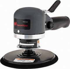 Ingersoll-Rand - 12,000 OPM, 16.98 CFM Air Consumption, Palm Air Orbital Sander - Round Pad, 1/4 NPT Inlet - Industrial Tool & Supply
