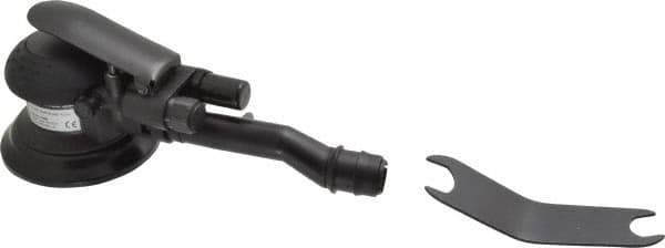 Ingersoll-Rand - 12,000 OPM, 15.5 CFM Air Consumption, Palm Air Orbital Sander - Round Pad, 1/4 NPT Inlet - Industrial Tool & Supply