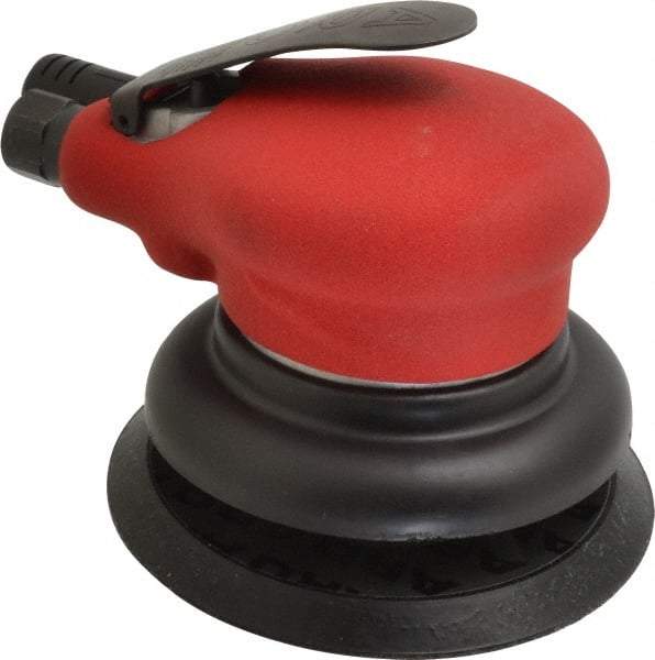 Ingersoll-Rand - 10,000 OPM, 18.5 CFM Air Consumption, Palm Air Orbital Sander - Round Pad, 1/4 NPT Inlet - Industrial Tool & Supply