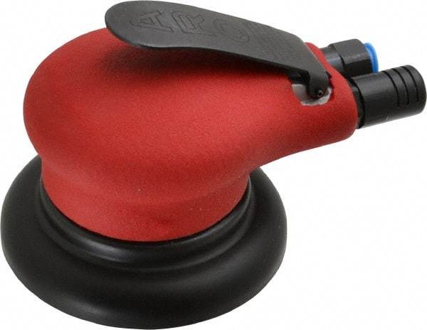Ingersoll-Rand - 10,000 OPM, 18.5 CFM Air Consumption, Palm Air Orbital Sander - Round Pad, 1/4 NPT Inlet - Industrial Tool & Supply