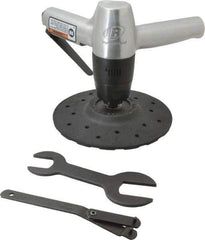 Ingersoll-Rand - 7" Max Disc, 6,000 RPM, Pneumatic Handheld Disc Sander - 22 CFM, 1/4 NPT Inlet, 0.8 hp - Industrial Tool & Supply