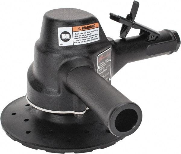 Ingersoll-Rand - 7" Max Disc, 6,000 RPM, Pneumatic Handheld Disc Sander - 61 CFM, 1/2 NPT Inlet, 2 hp - Industrial Tool & Supply