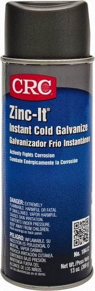 CRC - 16 oz Zinc Cold Galvanizing Compound - Comes in Aerosol - Industrial Tool & Supply