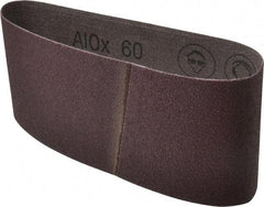 3M - 3-1/2" Wide x 15-1/2" OAL, 60 Grit, Aluminum Oxide Abrasive Belt - Aluminum Oxide, Medium, Coated, X Weighted Cloth Backing, Series 241D - Industrial Tool & Supply