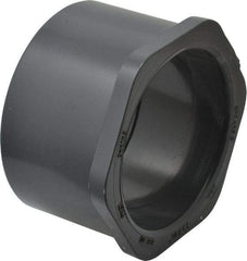 Value Collection - 3 x 2-1/2" PVC Plastic Pipe Reducer Bushing - Schedule 80, Spig x Soc End Connections - Industrial Tool & Supply