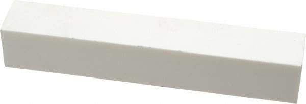 Made in USA - 220 Grit Aluminum Oxide Rectangular Dressing Stick - 6 x 1 x 1, Very Fine Grade, Vitrified Bond - Industrial Tool & Supply