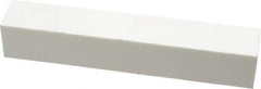 Made in USA - 220 Grit Aluminum Oxide Rectangular Dressing Stick - 6 x 1 x 1, Very Fine Grade, Vitrified Bond - Industrial Tool & Supply
