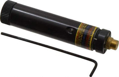 Laseraim - 1 Beam 500' Max Range Alignment Laser - Red Beam, 5/16" at 50' Accuracy, 3-3/4" Long x 3/4" Wide, Battery Included - Industrial Tool & Supply