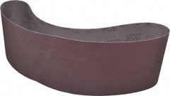 3M - 6" Wide x 48" OAL, 120 Grit, Aluminum Oxide Abrasive Belt - Aluminum Oxide, Fine, Coated, X Weighted Cloth Backing, Series 241D - Industrial Tool & Supply