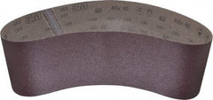 3M - 6" Wide x 48" OAL, 60 Grit, Aluminum Oxide Abrasive Belt - Aluminum Oxide, Medium, Coated, X Weighted Cloth Backing, Series 341D - Industrial Tool & Supply