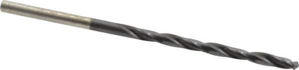 Chicago-Latrobe - #41 135° High Speed Steel Jobber Drill - TiAlN Finish, Right Hand Cut, Spiral Flute, Straight Shank, 2-3/8" OAL, Split Point - Industrial Tool & Supply