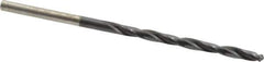 Chicago-Latrobe - #41 135° High Speed Steel Jobber Drill - TiAlN Finish, Right Hand Cut, Spiral Flute, Straight Shank, 2-3/8" OAL, Split Point - Industrial Tool & Supply