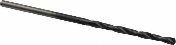 Chicago-Latrobe - #45 135° High Speed Steel Jobber Drill - TiAlN Finish, Right Hand Cut, Spiral Flute, Straight Shank, 2-1/8" OAL, Split Point - Industrial Tool & Supply